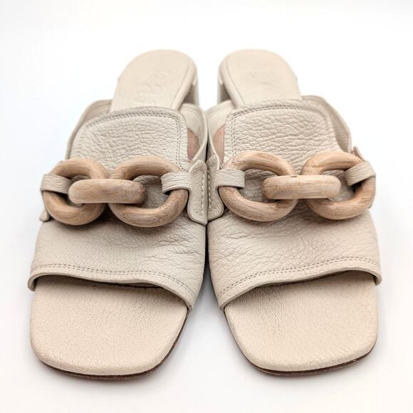 Pedro Garcia Umita Slide Sandal Women's Ivory Petitgrain Size US6 EU36.5 - Picture 2 of 12